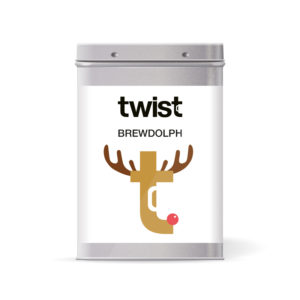 Brewdolph Festive Tea Blend - add to your gift biscuits sent in the post