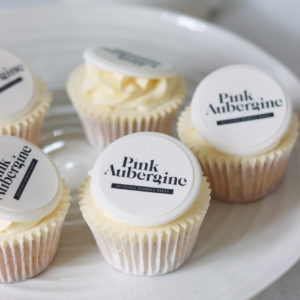 Branded Logo Cupcakes