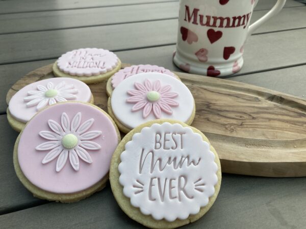 Mother's Day Gift Shortbread Biscuits - Pink Aubergine Branded Bakes